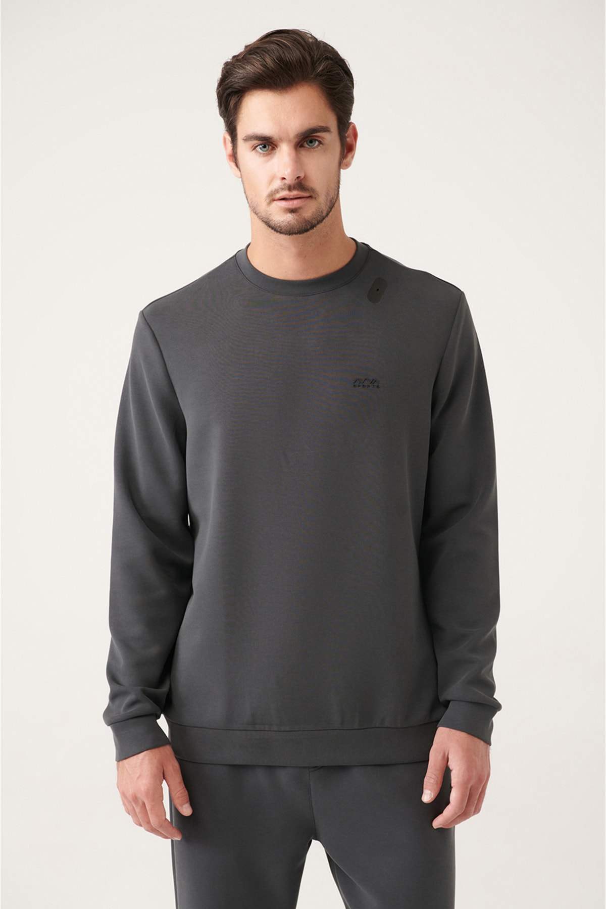 anthracite-soft-touch-crew-neck-printed-comfort-fit-sweatshirt