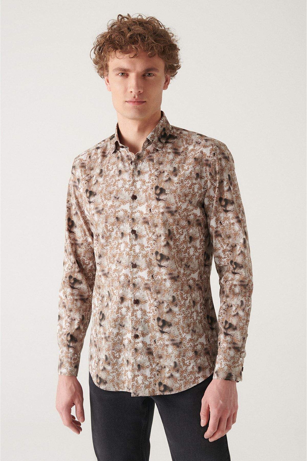 mens-camel-abstract-patterned-shirt-a22y2013