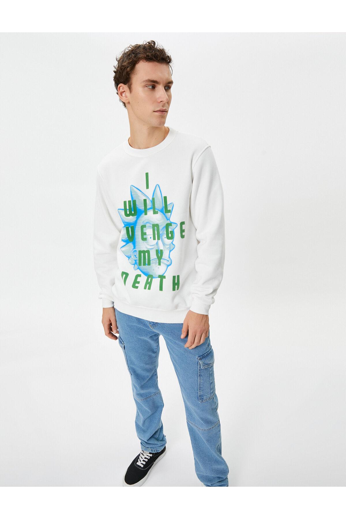 ریک و مورتی سویشرت دارای مجوز چاپ شده است