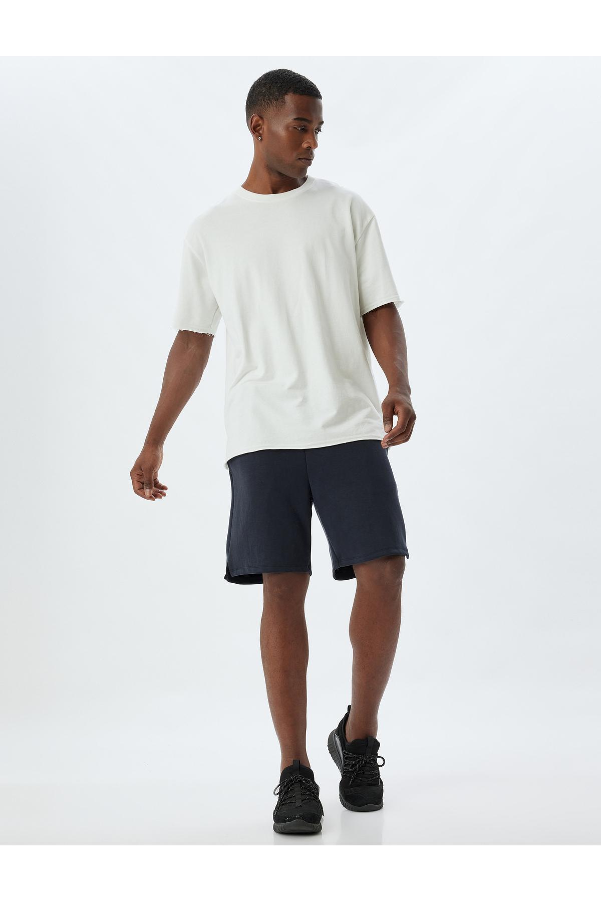 Sports کوتاه کمر کوتاه جزئیات موبایل مودال مخلوط